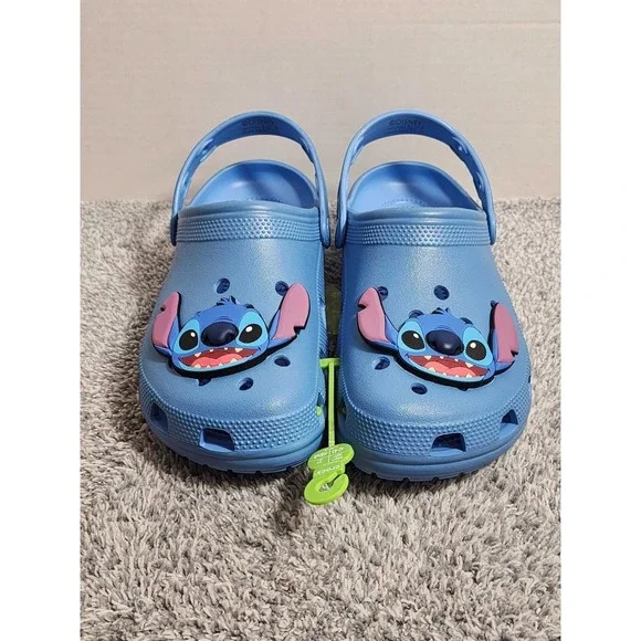 Crocs Disney Stitch Classic Comfort Clogs Clog Size Men's 9 Women's 11 Shoes NWT - Picture 3 of 14